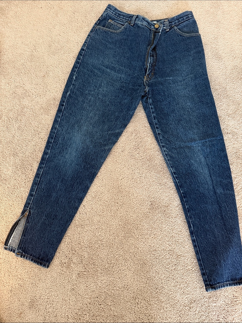 Relaxed Fit women’s Denim Jeans in Dark Blue